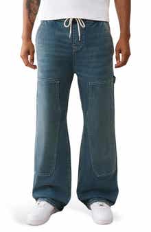 True Religion Vinny Drawstring Ultra Baggy Carpenter Jeans