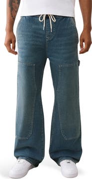 True Religion Vinny Drawstring Ultra Baggy Carpenter Jeans