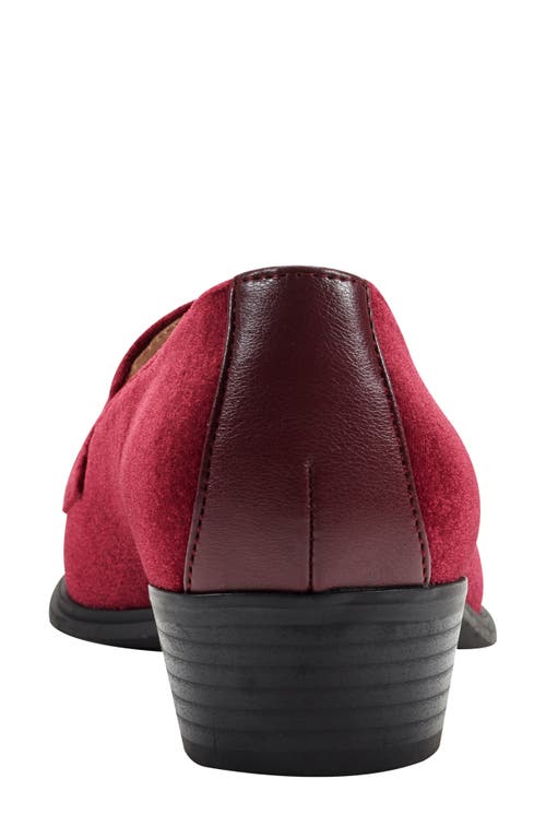 Bandolino Rummie Bit Loafer Pump In Red