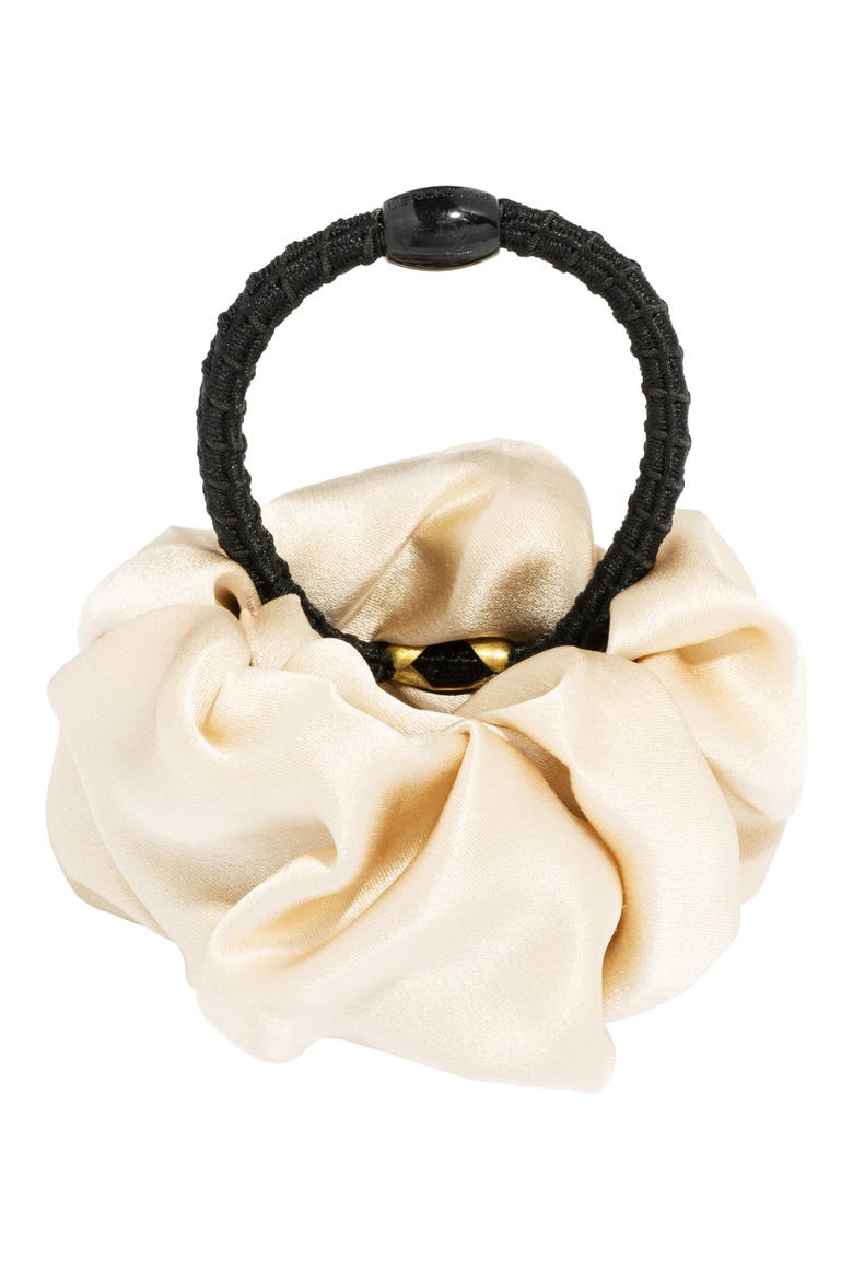 Super Scrunch Ponytail Holder, Main, color, SAND DOLLAR