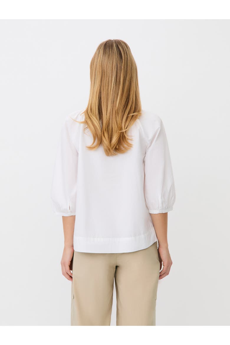 MaDarethiel Relaxed Fit Blouse, Alternate, color, White