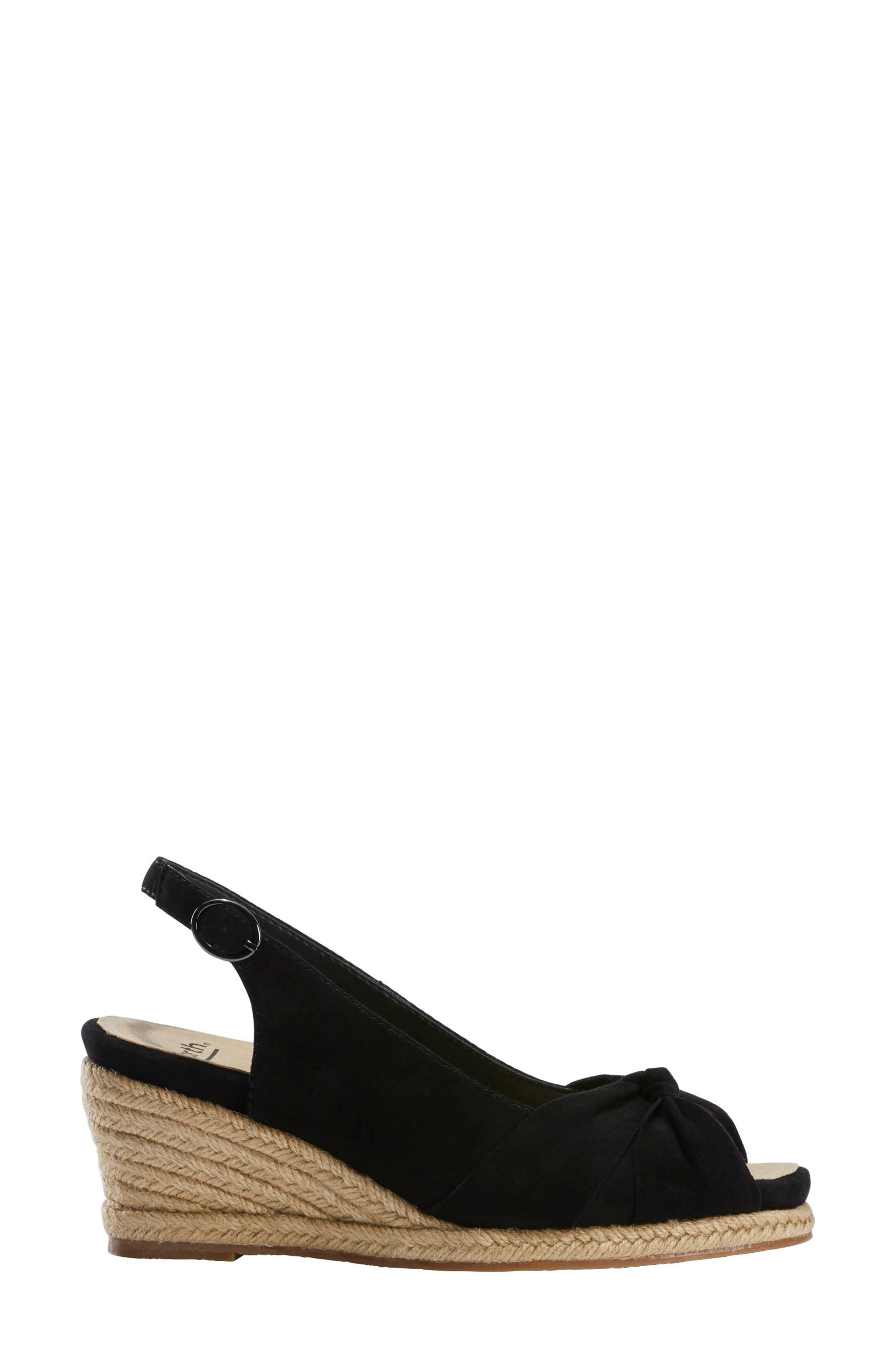 Earth<sup>®</sup> Thara Bermuda Peep Toe Wedge Sandal, Alternate, color, 
