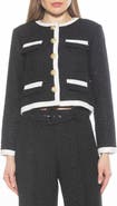 Alexia Admor Rose Tweed Jacket