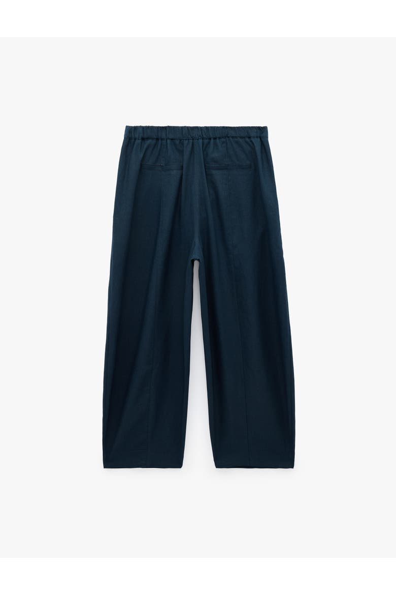High Rise Wide Leg Barrel Pants, Alternate, color, NAVY BLUE