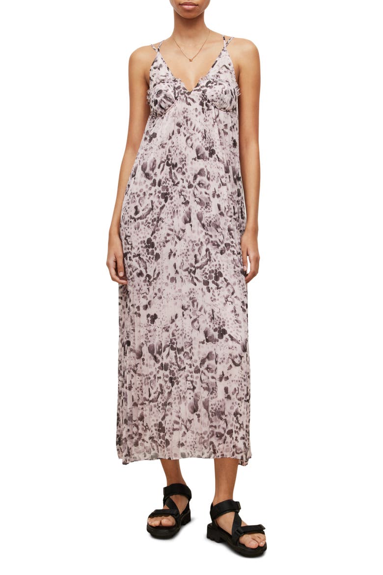 Nouval Chiffon Maxi Dress, Alternate, color, PINK