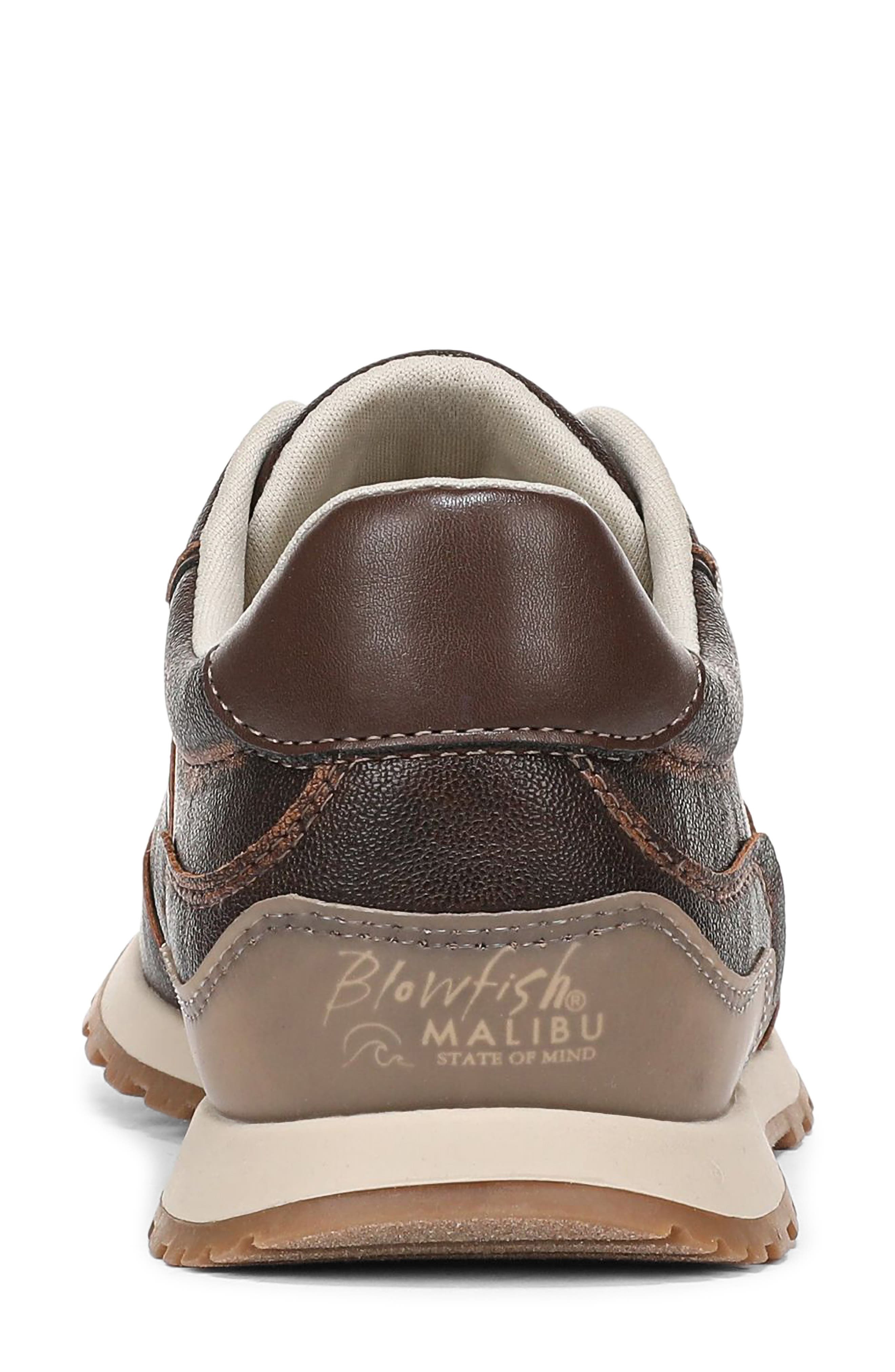 Blowfish Malibu Valley Sneaker, Alternate, color, Brown Faux Leather