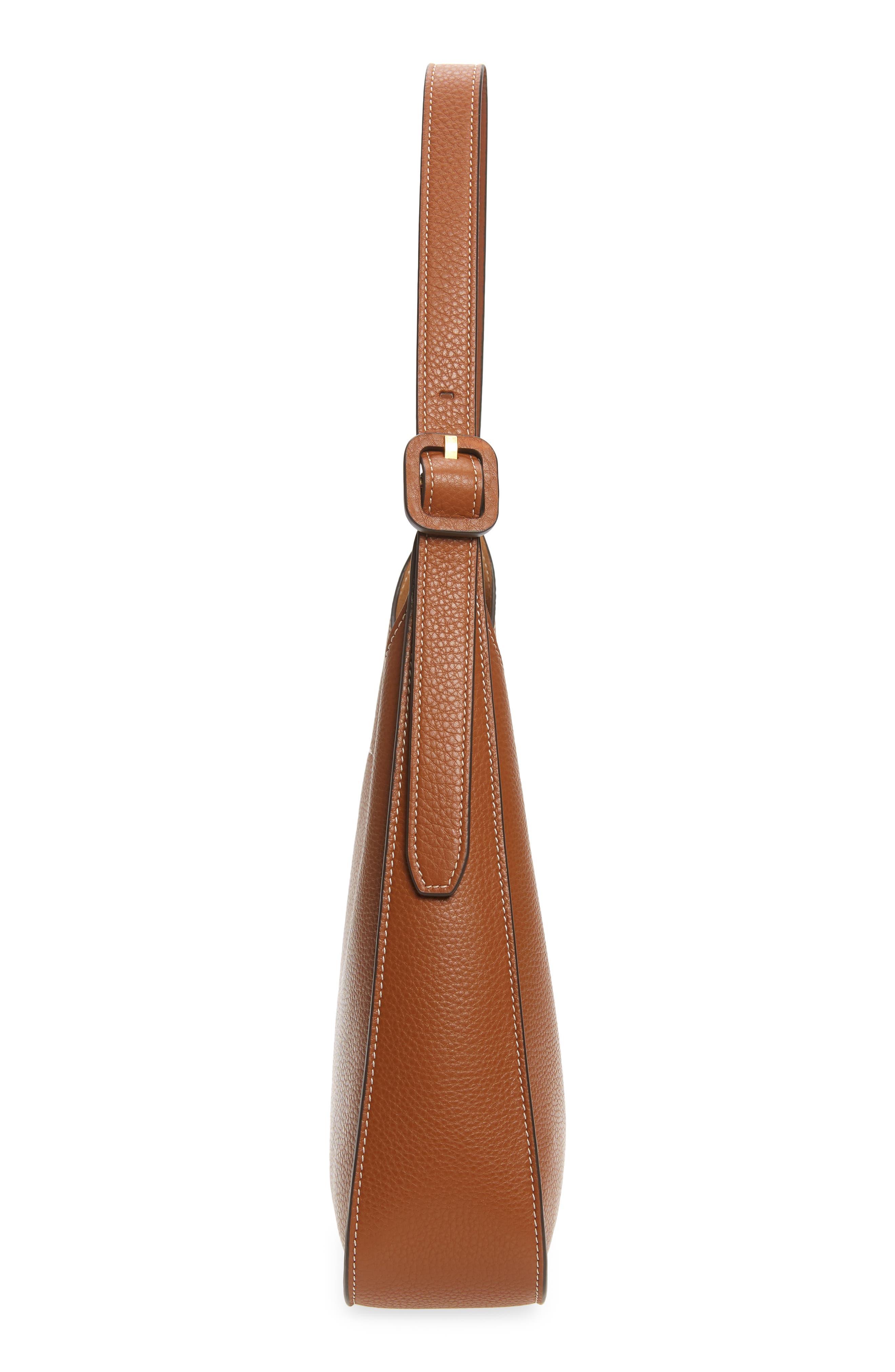 Tory Burch Miller Leather Hobo Bag, Alternate, color, 