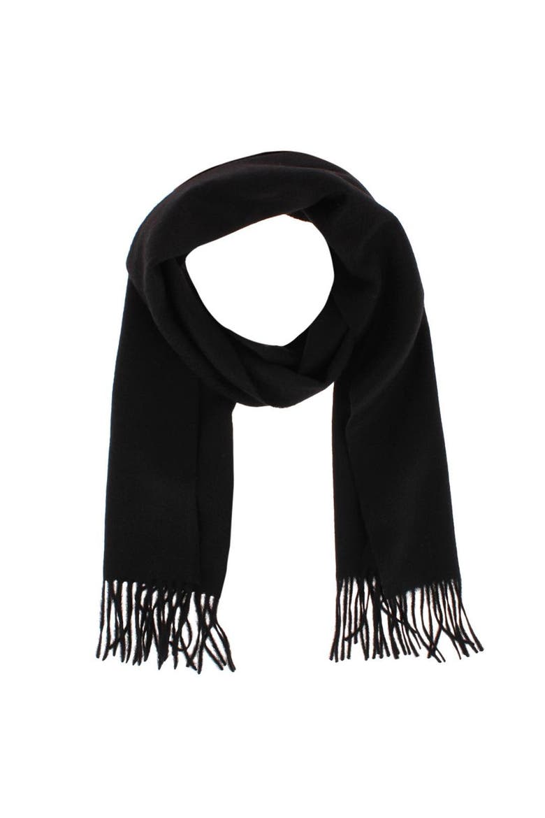Camden Cashmere Soft and Cozy Neck Scarf, Alternate, color, Black