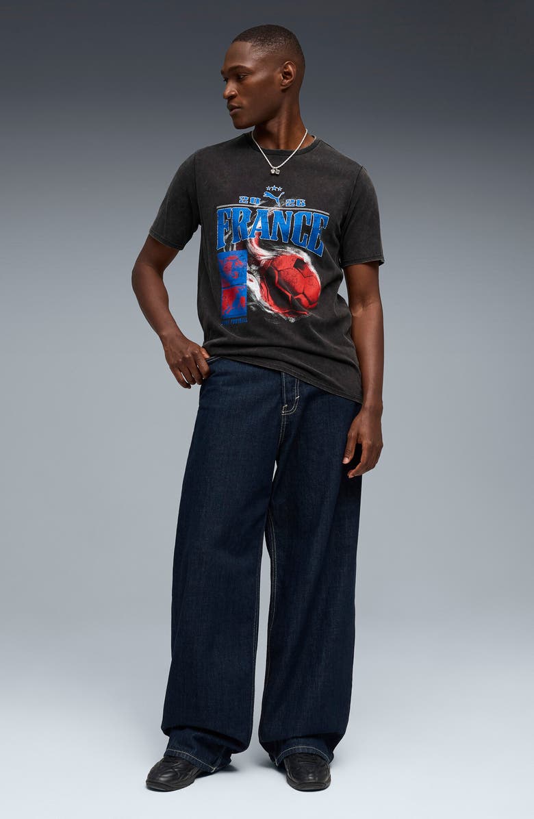 PUMA Fanpack '90s France Cotton Graphic T-Shirt, Alternate, color, 