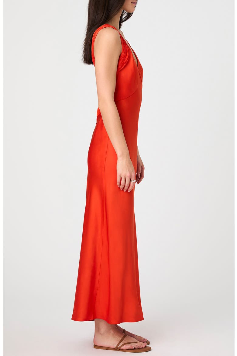 Ennis Satin Slipdress, Alternate, color, MIAMI ORANGE