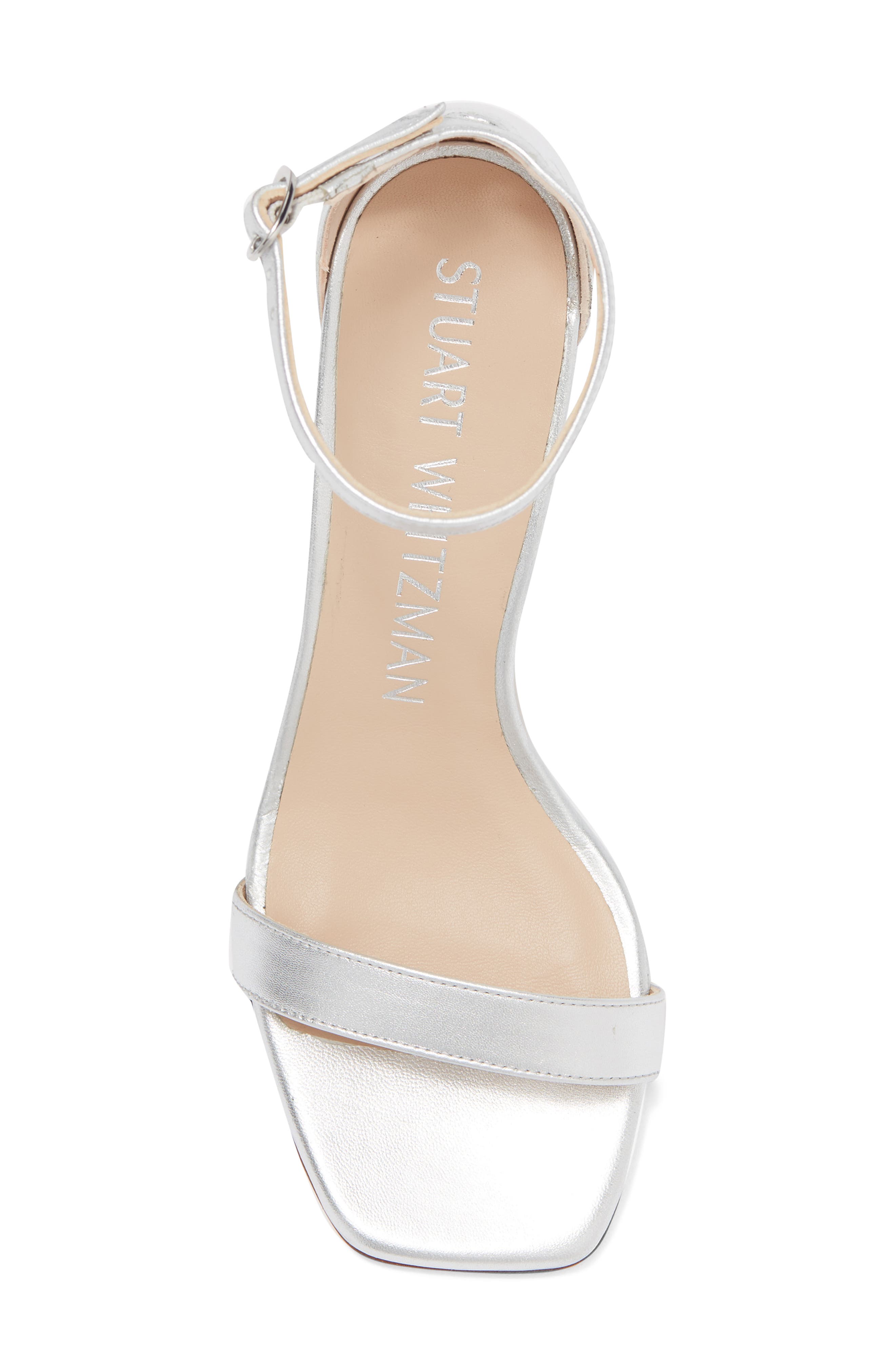 Stuart Weitzman Nudistcurve Block Heel Sandal, Alternate, color, 