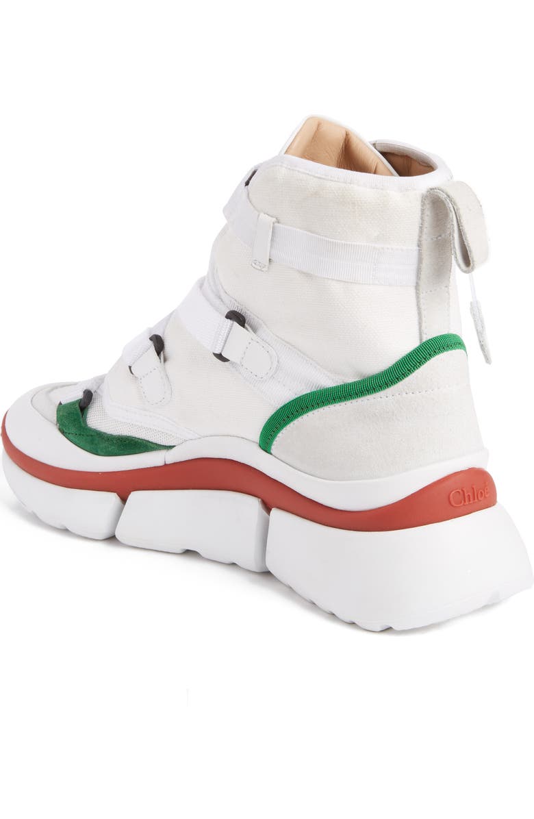 Chloé Sonnie High Top Sneaker, Alternate, color,