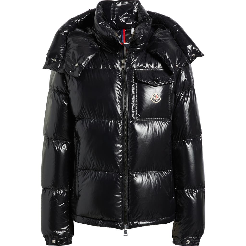 Moncler Montbeliard Short Down Jacket In Black