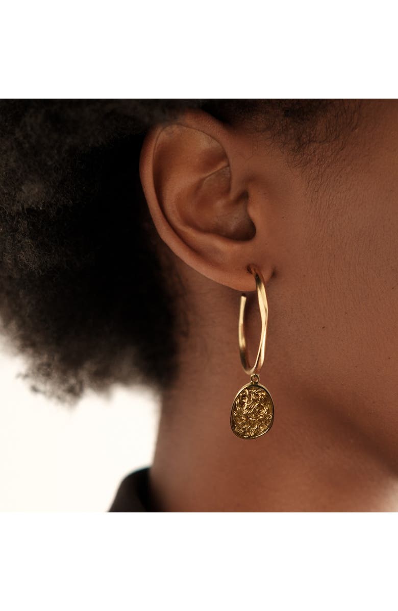 Daniela Millan Jewelry Element  Hoops Earrings, Alternate, color, Gold