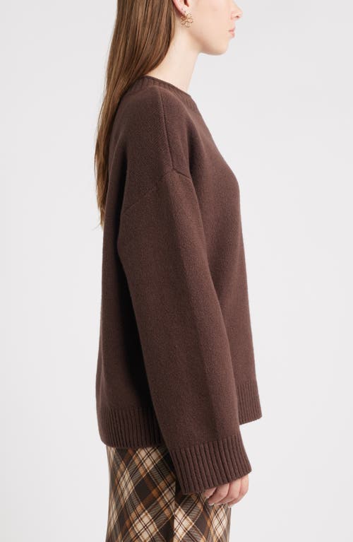 Bp. Everyday Easy Cotton Blend Sweater In Brown