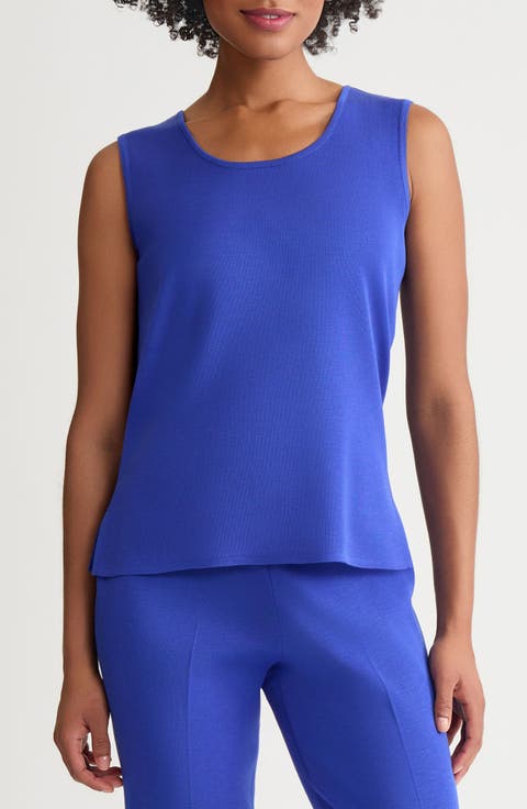 Scoop Neck Sweater Tank