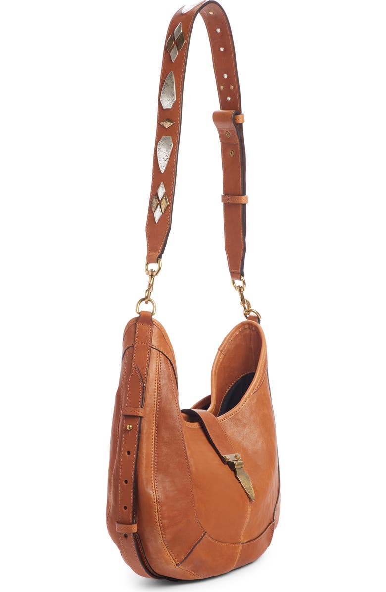 Isabel Marant Kaliko Leather Hobo Bag, Alternate, color,