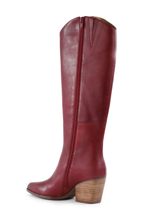 Seychelles Begging You Knee High Western Boot In Red