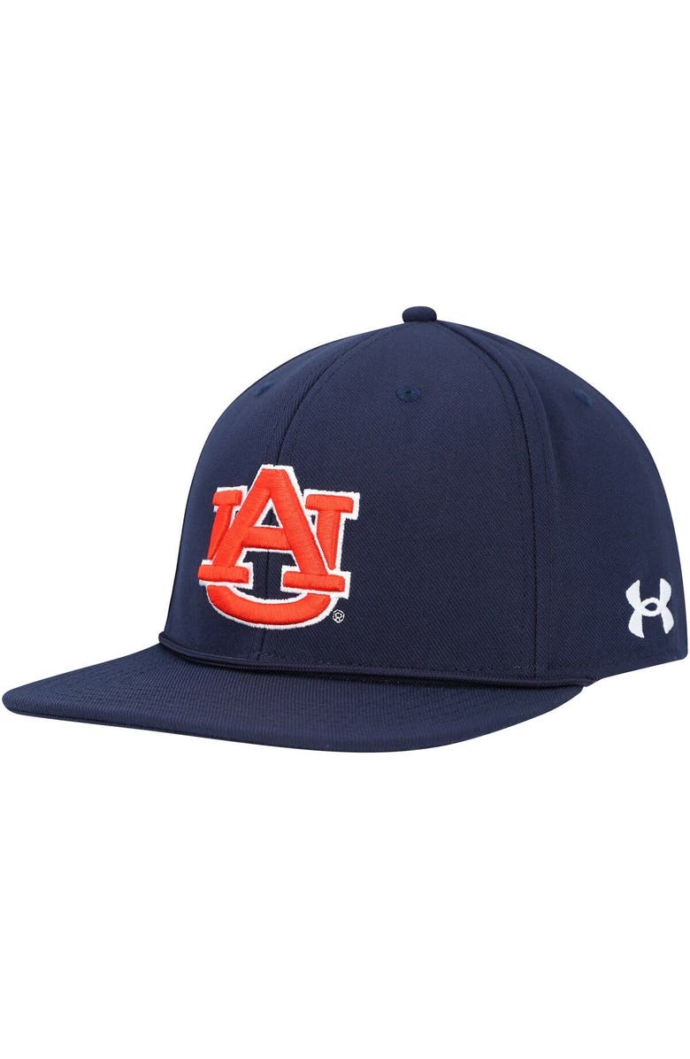 Under Armour Men's Under Armour Navy Auburn Tigers Baseball Flex Fit Hat, Alternate, color,