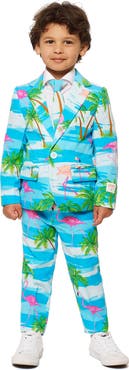 OppoSuits Flaminguy Two-Piece Suit with Tie