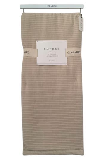 Artisan 34 Reversible Chenille Throw Blanket In Brown