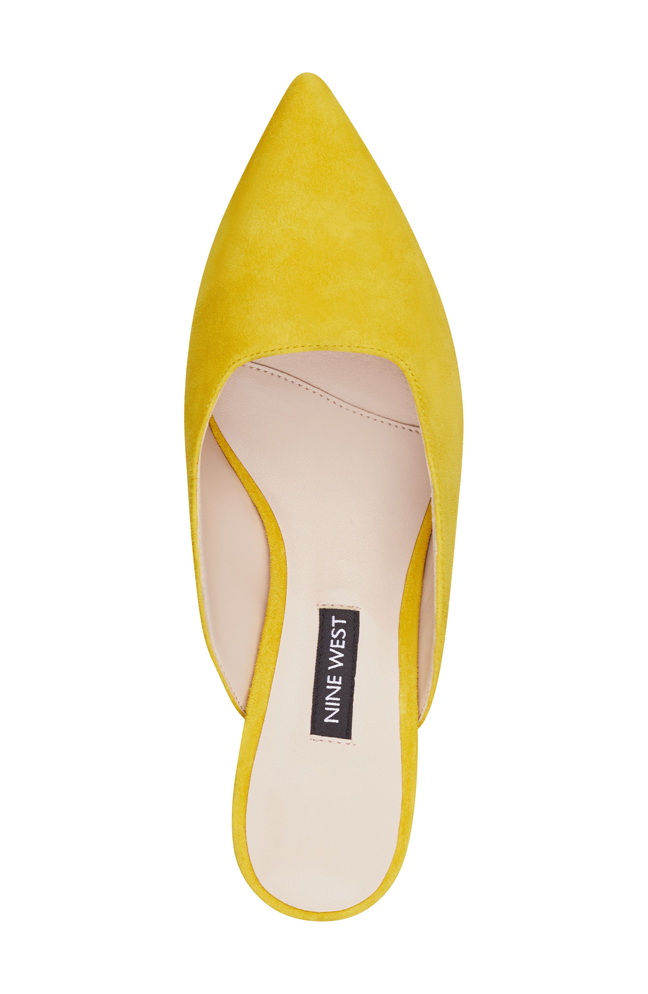 Famille Mule, Alternate, color, CITRINE YELLOW SUEDE