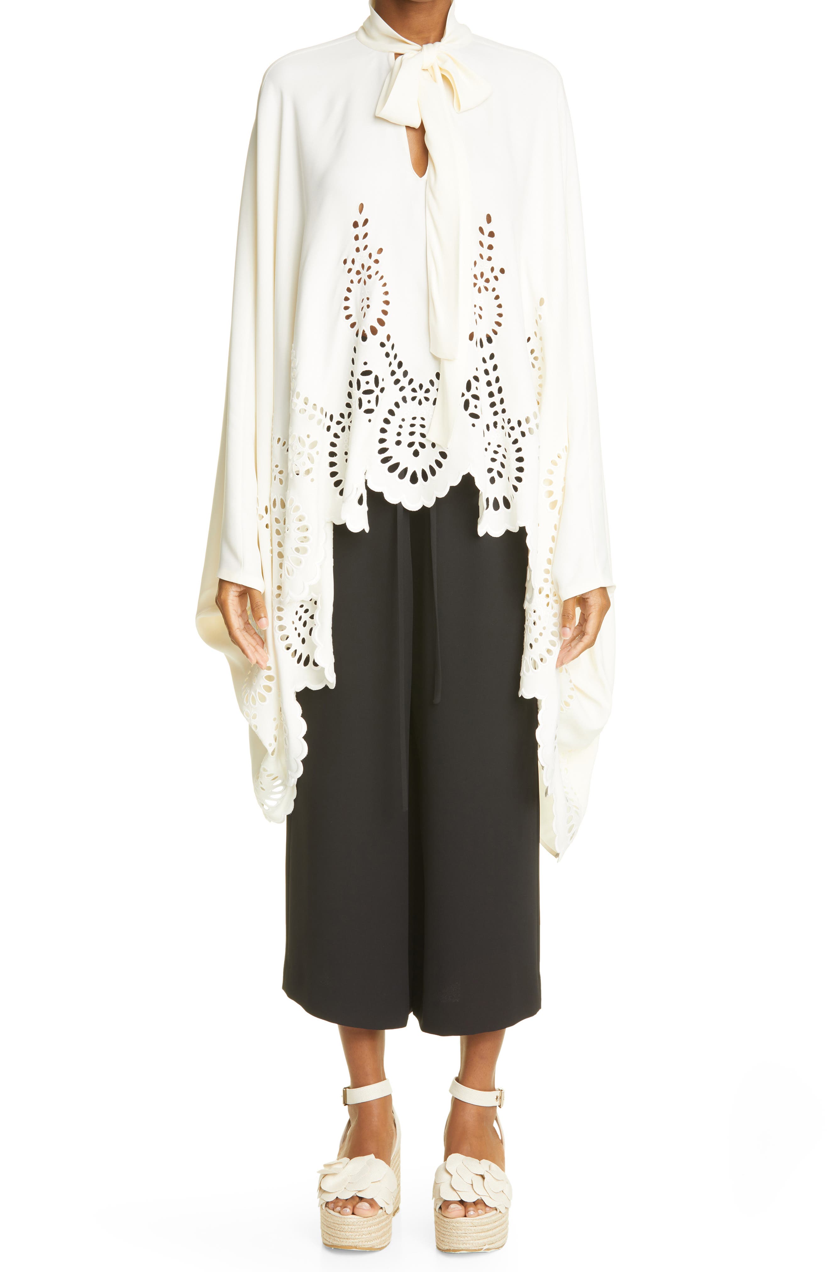 Valentino Garavani Atelier 03 Rose Edition Espadrille Platform Wedge Sandal, Alternate, color, 