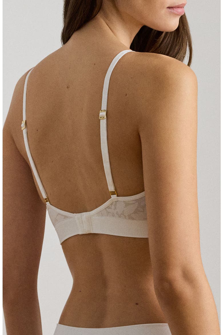 Floral Bralette, Alternate, color, SILK WHITE