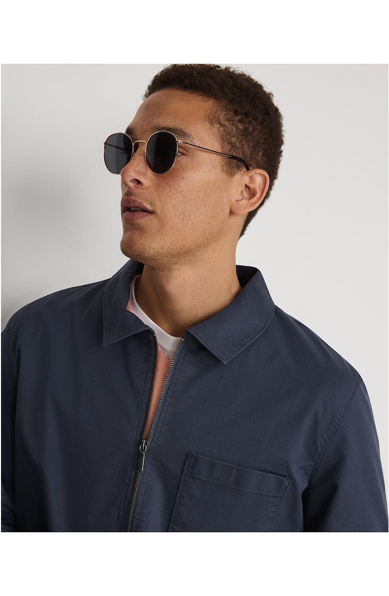 Lands' End Lightweight Full Zip Jacket, Alternate, color, Slate Blue