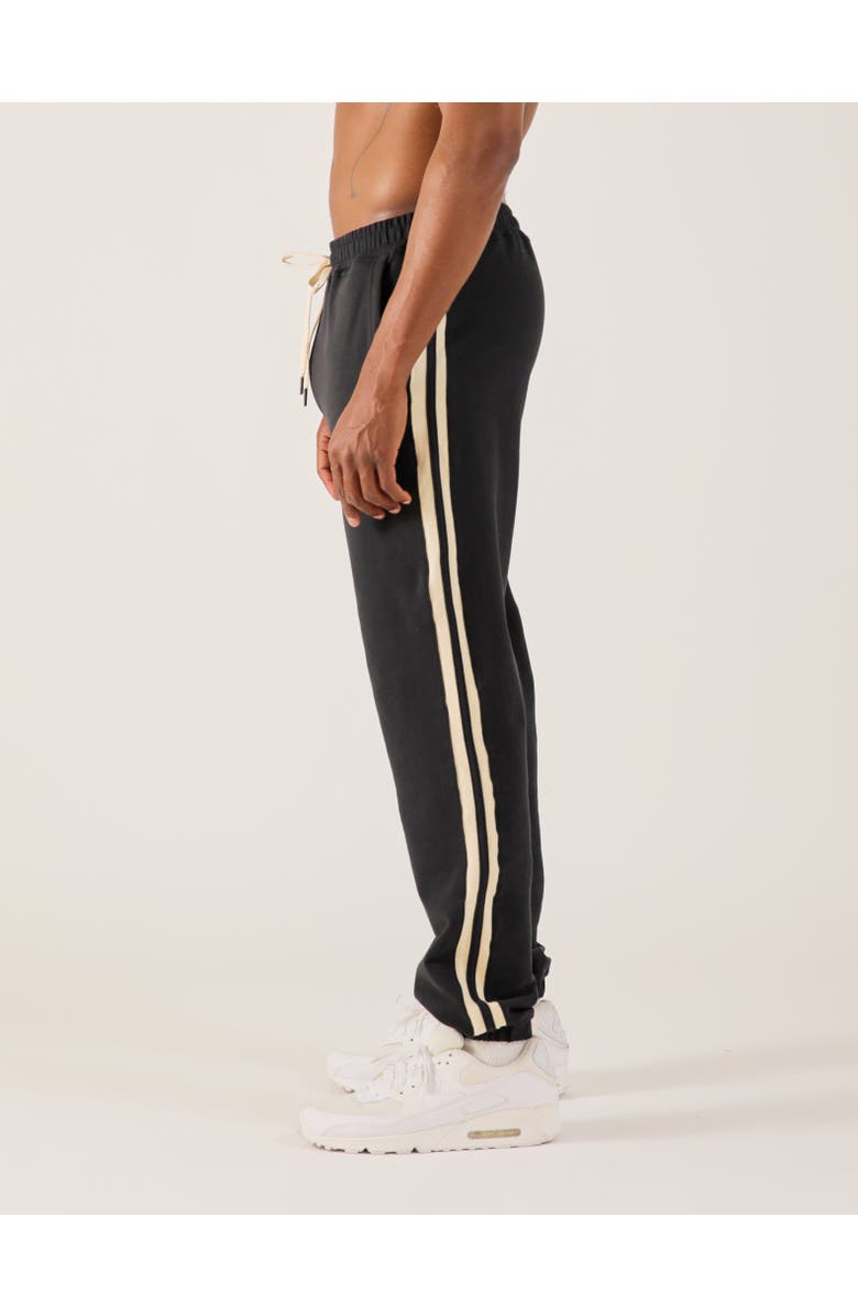 GLYDER Retro Sweat Pant, Alternate, color, Black/Oatmilk
