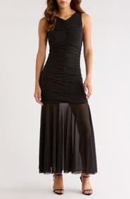 Steve Madden Denisa Ruched Maxi Dress