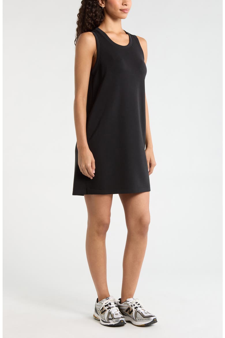Soft Luxe Tank Dress, Alternate, color, BLACK