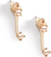 Mint & Lily Birthstone Drop Ear Jacket Earrings