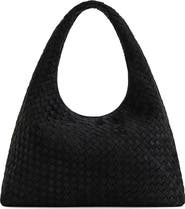 JW PEI Laura Woven Faux Suede Shoulder Bag