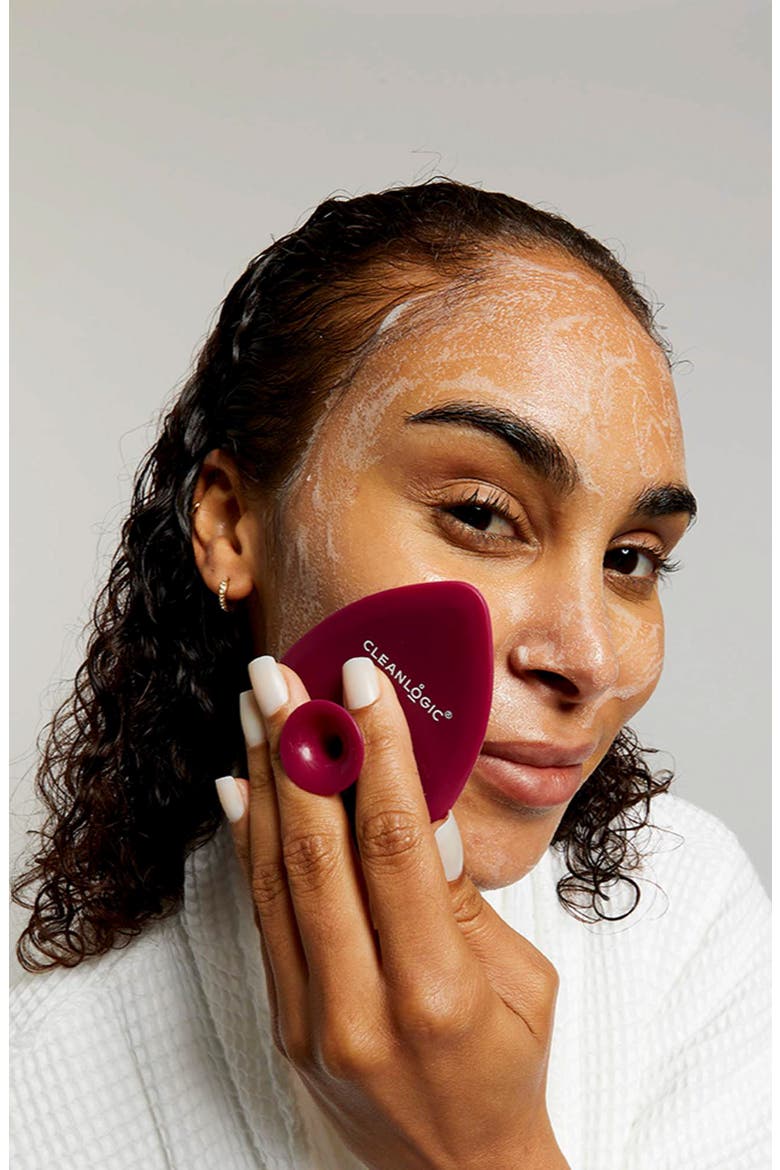 2-Pack Silicone Facial Scrubbers, Alternate, color, NO COLOR