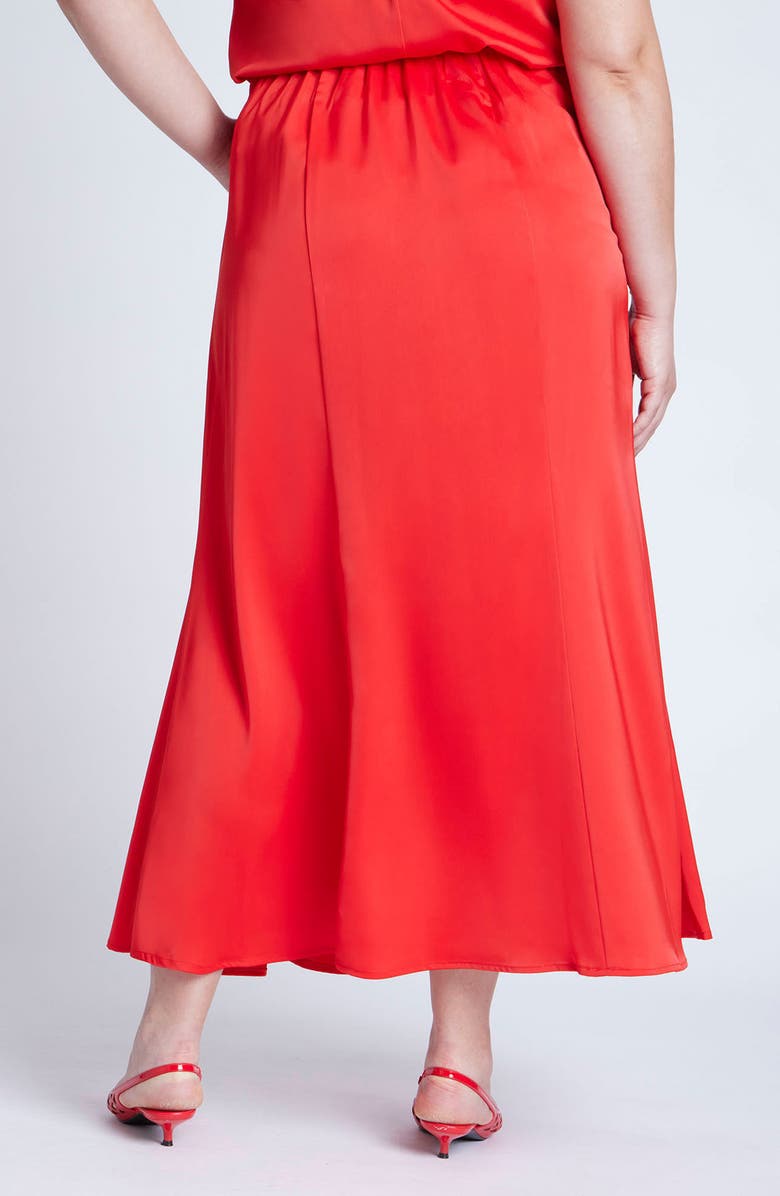 ELOQUII Satin Skirt, Alternate, color, 