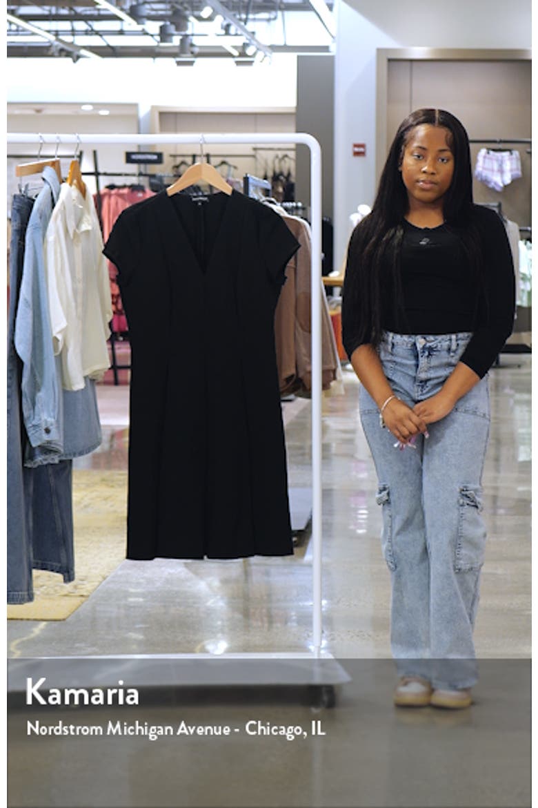 Emma Pleated Short Sleeve Dress video