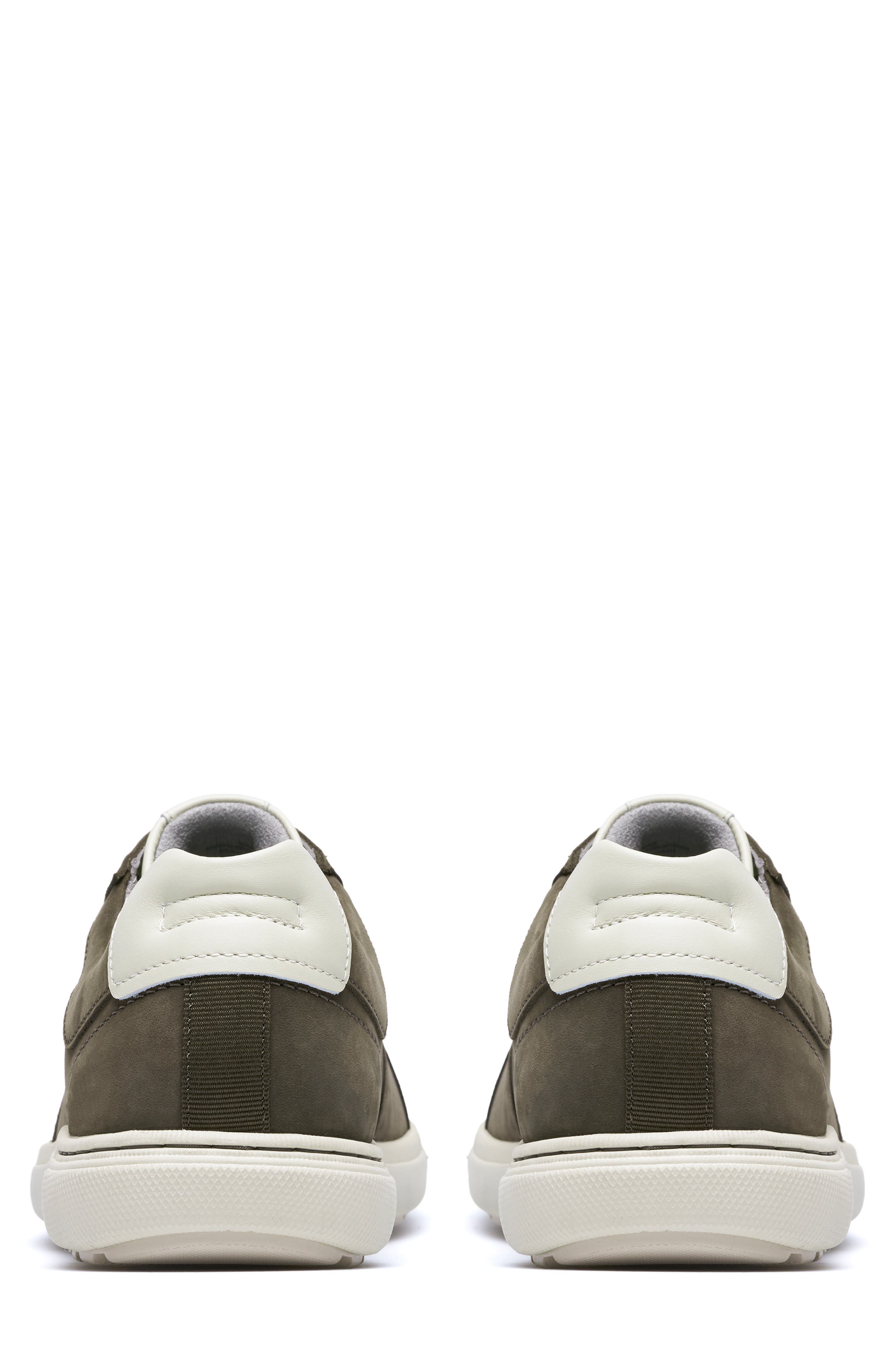 Clarks<sup>®</sup> Mapstone Tie Sneaker, Alternate, color, Olive Nubuck