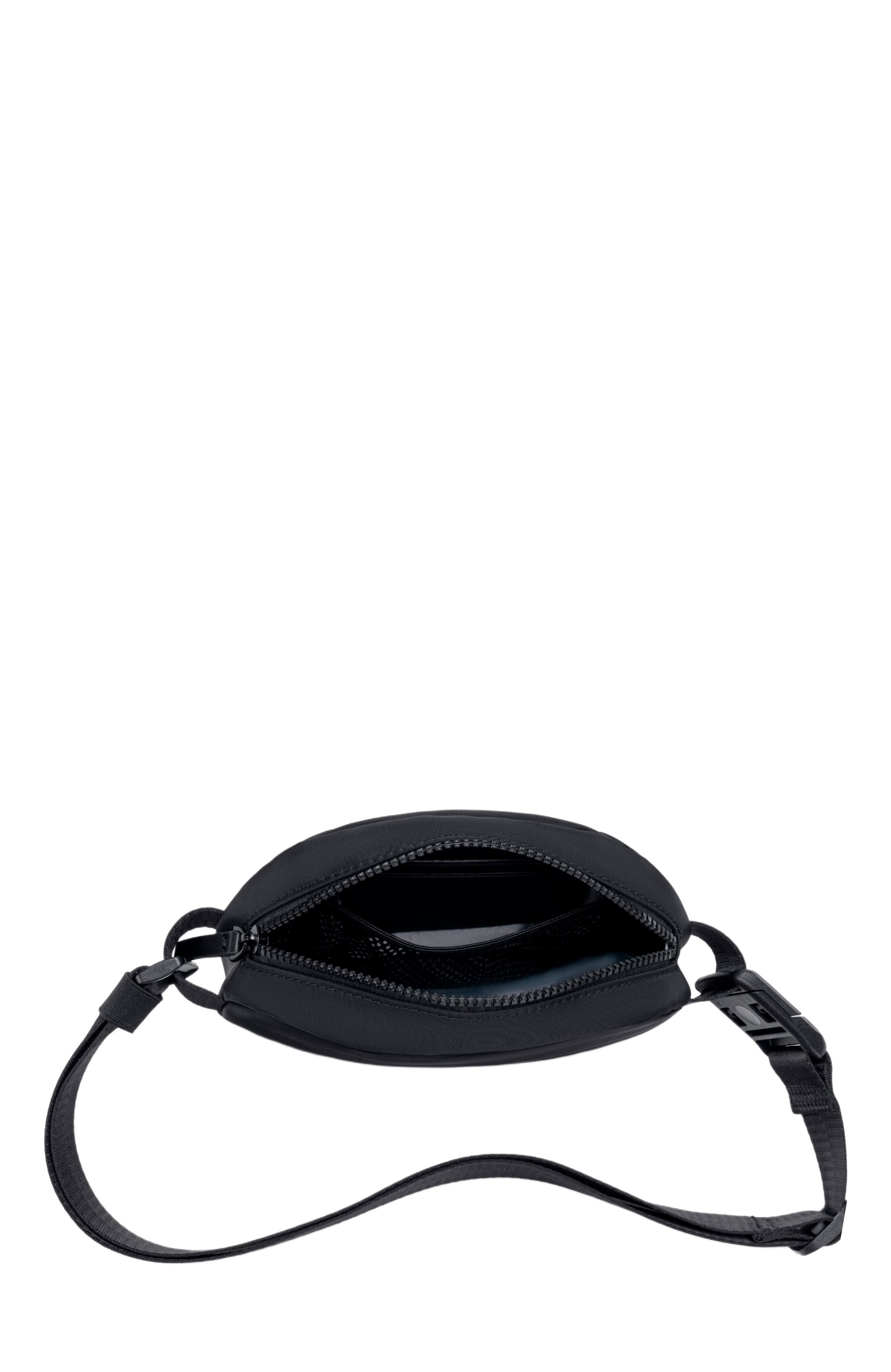 Lux and Nyx Origami Sling Bag and Belt Bag For Women, Alternate, color, Black