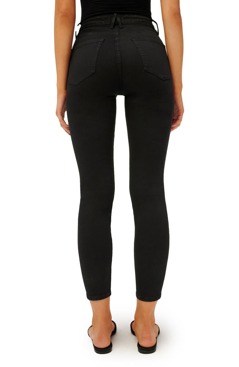 Good American Good Legs High Waist Crop Skinny Jeans, Alternate, color, 