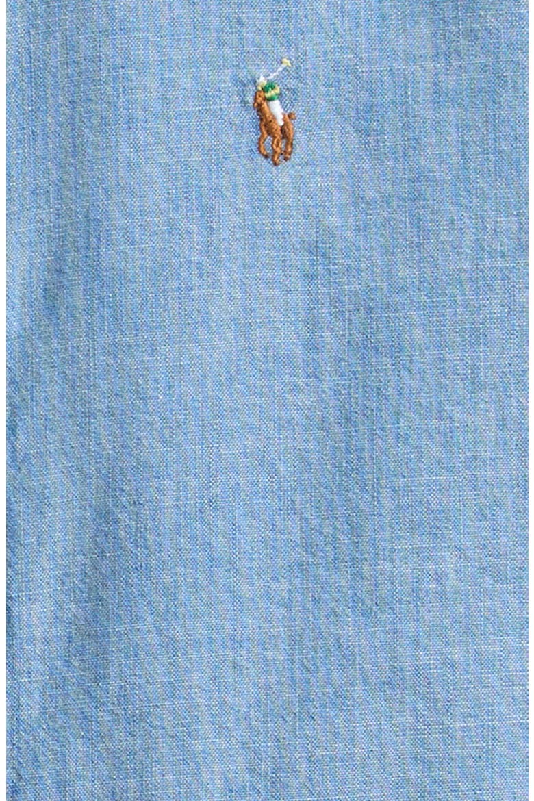 Kids' Chambray Button-Down Shirt, Alternate, color, BLUE