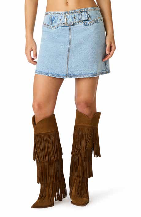 Alondra Denim Miniskirt