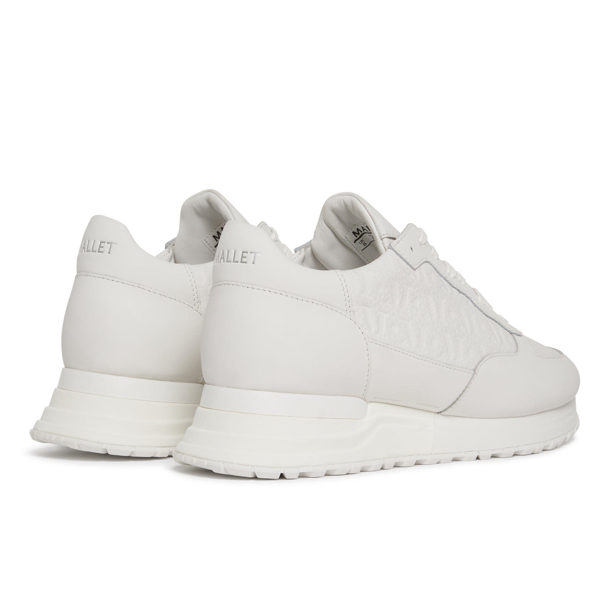 Popham Tumbled Sneakers, Alternate, color, White