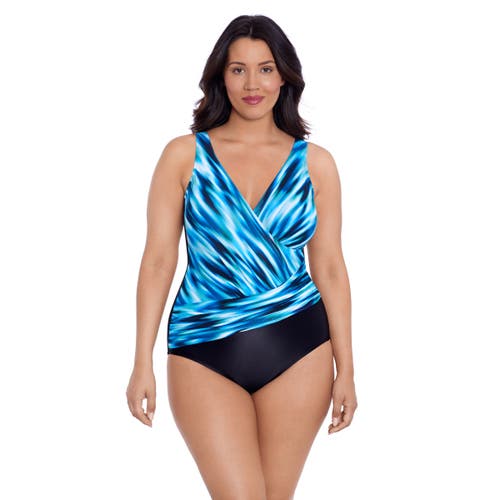 Trimshaper Addison Surplice One-piece Swimsuit