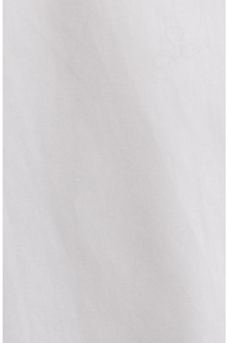 Marin Cotton Crop Button-Up Shirt, Alternate, color, WHITE