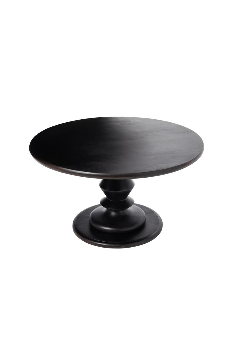 Pedestal Coffee Table, Main, color, Black