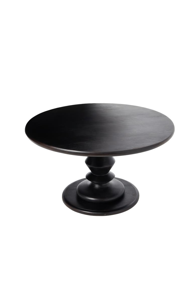 Storied Home Pedestal Coffee Table, Main, color, Black