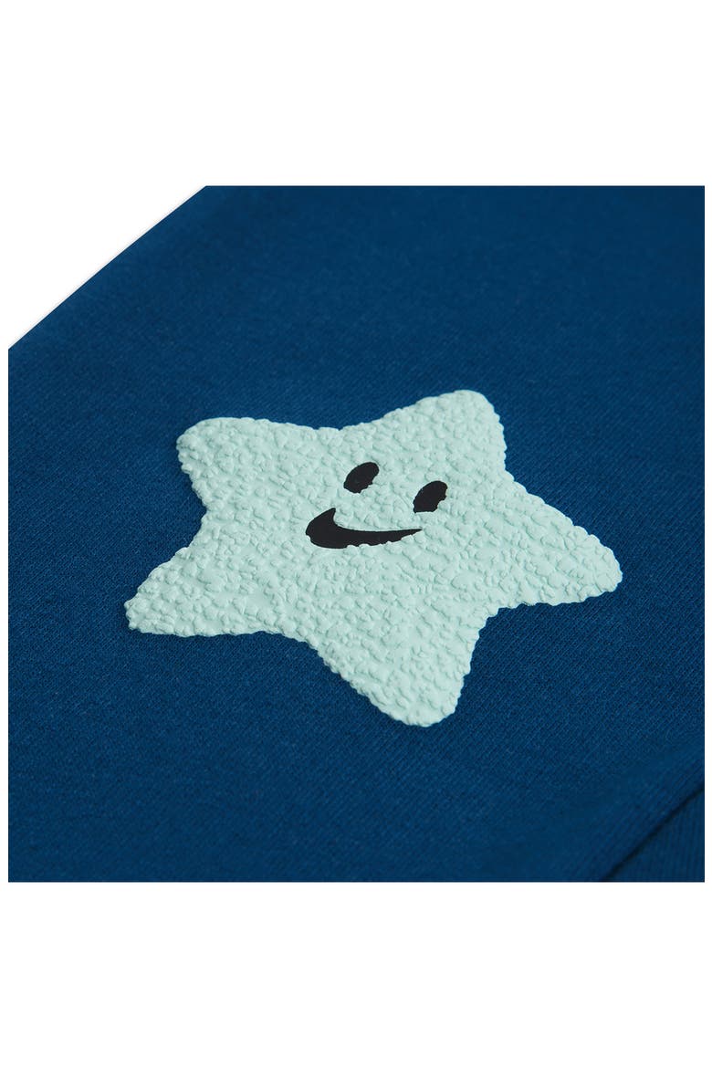Patch Logo Detail Zip Footie, Alternate, color, BLUE FORCE