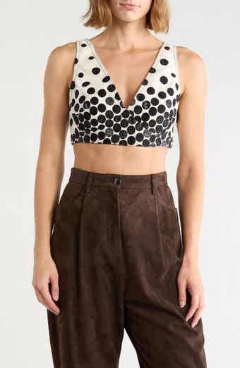 Polka Dot Crop Tank