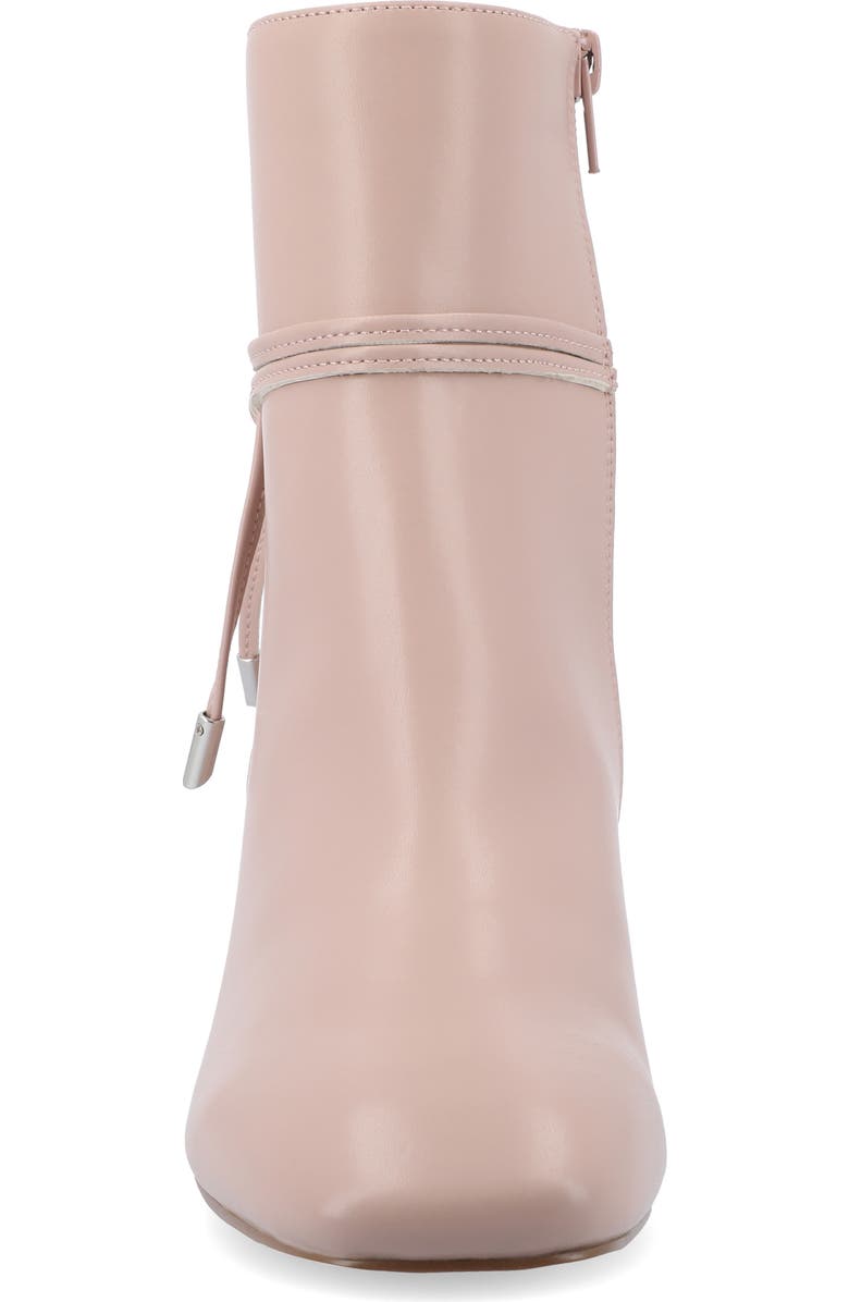 Journee Collection Beverly Block Heel Bootie, Alternate, color, Blush